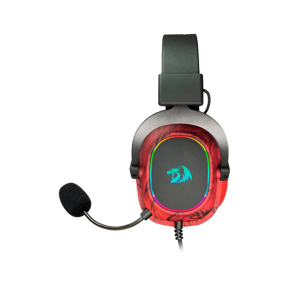 Imagem 5 de 5 do produto Fone De Ouvido Gamer Com Fio Redragon Infernal Ryuji Id-510RGB Surround 7.1