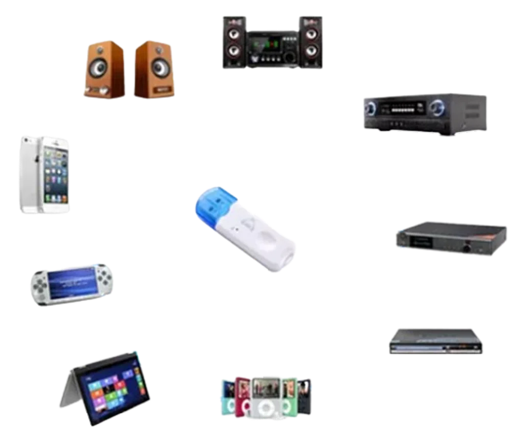 Imagem 3 de 3 do produto Adaptador Receptor de Audio Bluetooth de Música Usb