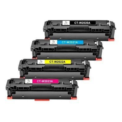 Kit 4x Cores Toner Compatível 414x M454dw M479dw I Bk+c+y+m