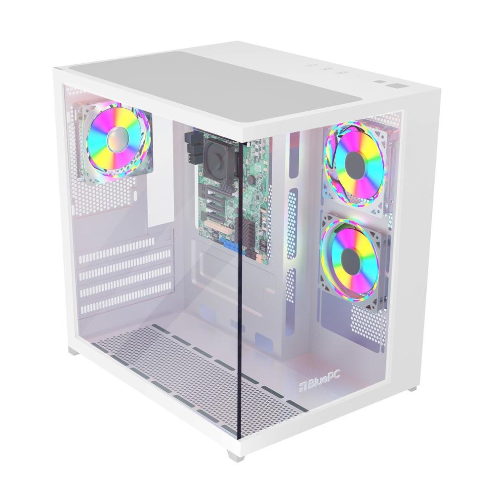 PC Gamer Bluepc Amd Ryzen 5 5600gt 16gb Ddr4 SSD 960gb Branco - Fonte 500w - view 2
