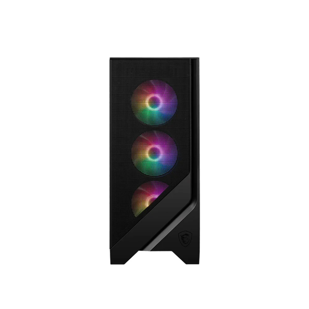 Imagem 3 de 5 do produto Gabinete Gamer Msi Mag Forge 120a Airflow RGB Mid Tower Usb 3.2 Vidro Temperado - Preto