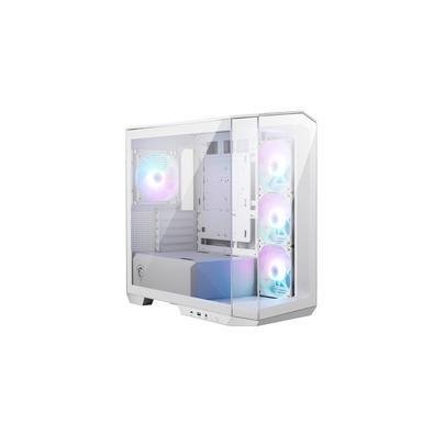 Gabinete Gamer Msi Mag Pano M100r Pz White ARGB Mid Tower Usb 3.2 Vidro Temperado - Branco