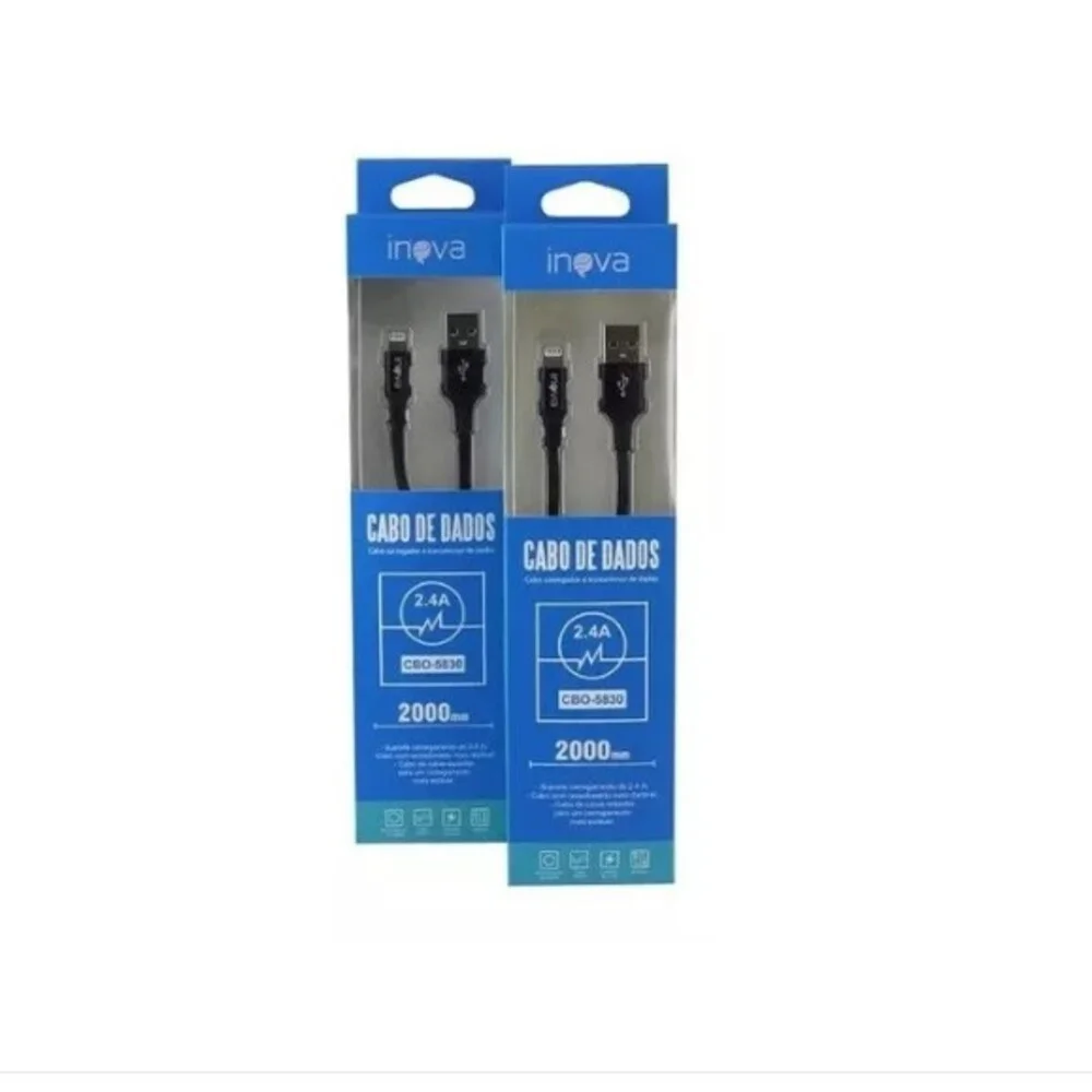 Imagem 2 de 2 do produto Cabo De Dados E Carregador Usb I6 2mt Flexivel Ny