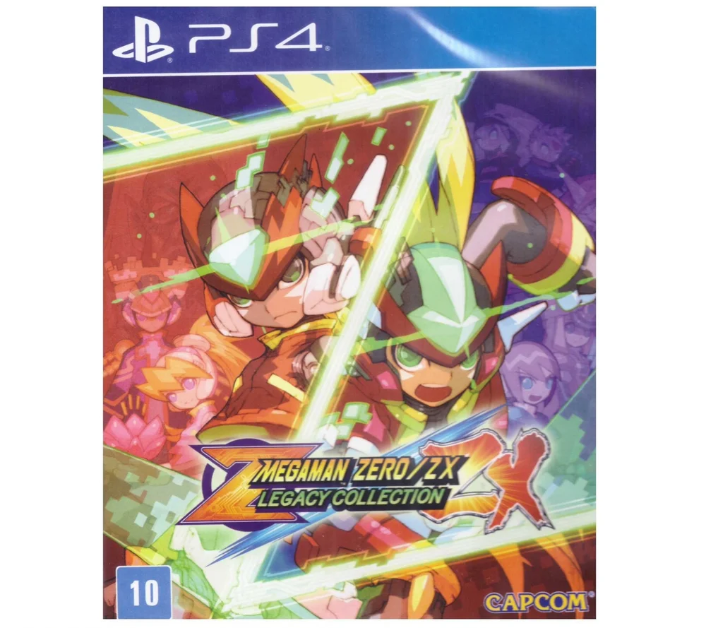 Mega Man Zero/zx Legacy Collection Ps4 Br Midia Fisica Mega Man Zero/zx Legacy Collection Ps4 Br Midia Fisica