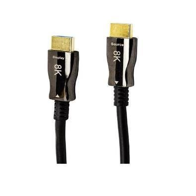 Cabo HDMI 2.1 8k Fibra Optica 60mts - Tebera