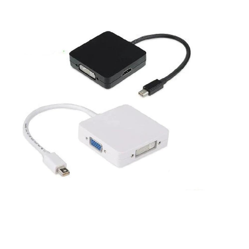 Imagem 2 de 2 do produto Conversor Mini Displayport 3x1  Vga , Dvi, HDMI Tebera