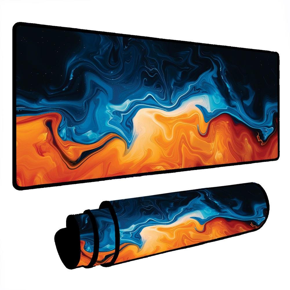 Novo Mouse Pad Gamer Deskpad Speed Extra Grande Borda Costurada Profissional 90x50 - Pabstrato Dividido Novo Mouse Pad Gamer Deskpad Speed Extra Grande Borda Costurada Profissional 90x50 - Pabstrato Dividido