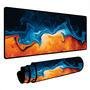 Novo Mouse Pad Gamer Deskpad Speed Extra Grande Borda Costurada Profissional 90x40  - Abstrato Dividido
