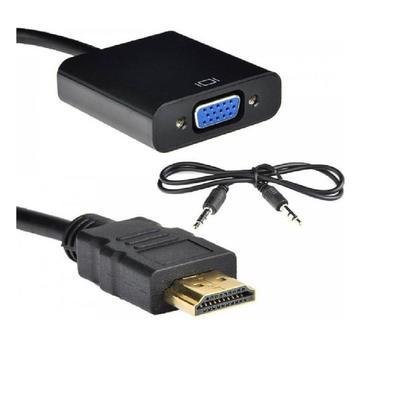 Conversor  HDMI Para Vga C/ Áudio Tebera