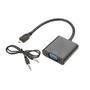 Conversor  HDMI Para Vga C/ Áudio Tebera