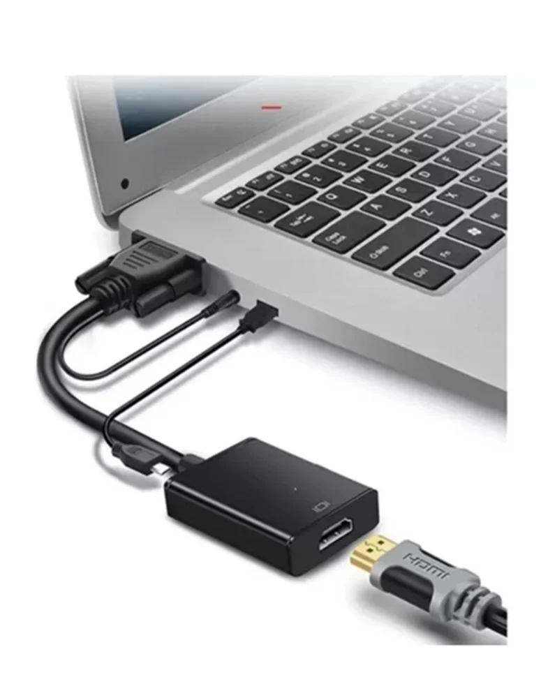 Imagem 2 de 5 do produto Conversor Vga M X HDMI F Com Audio - Tebera