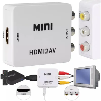 Conversor De HDMI Para Rca Video Composto Av Tebera
