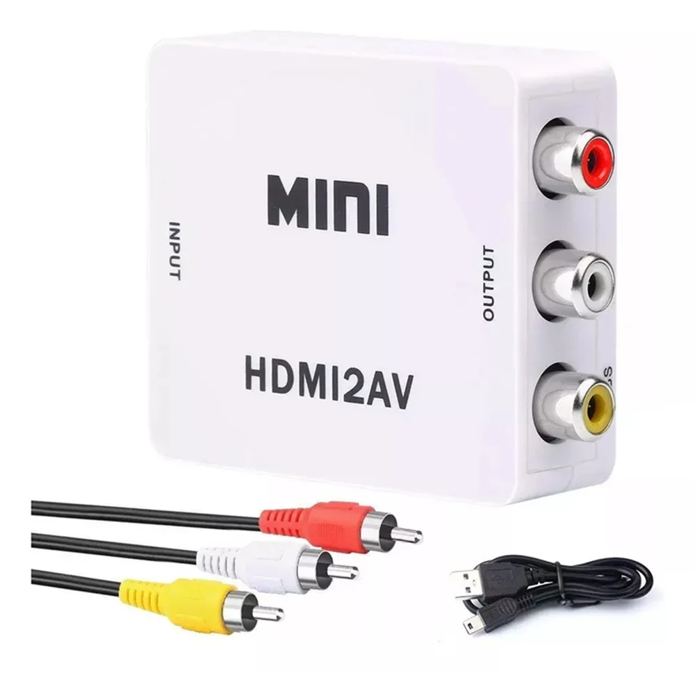 Imagem 3 de 5 do produto Conversor De HDMI Para Rca Video Composto Av Tebera