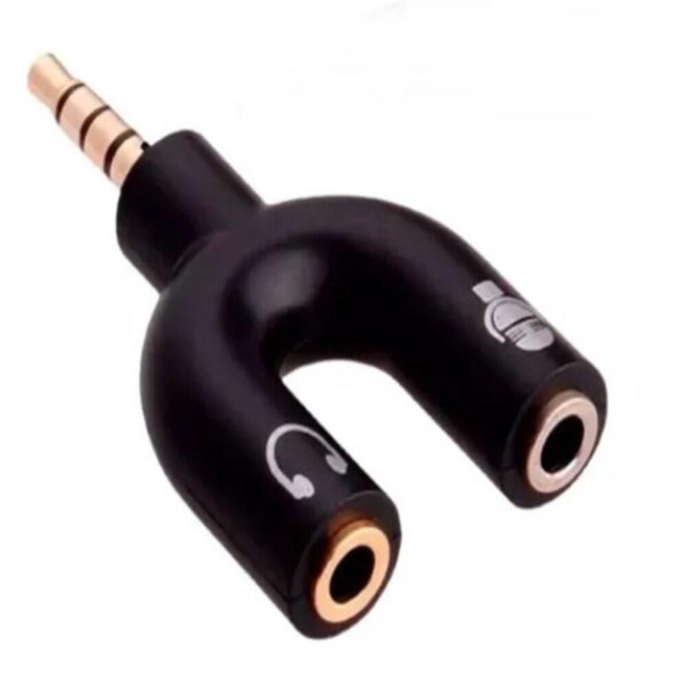 Imagem 3 de 5 do produto Conector Adaptador P2 Femea Fone/microfone P/ P3 Macho