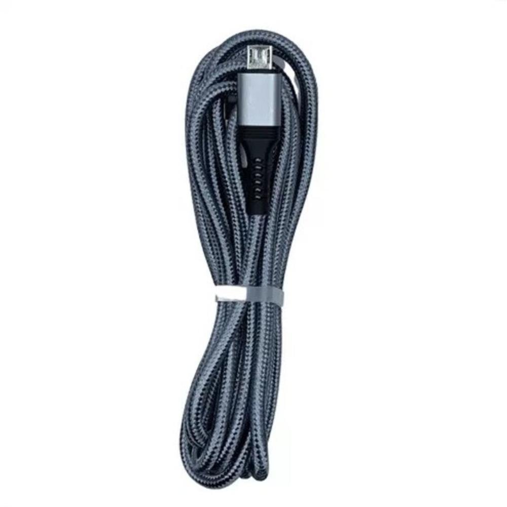 Imagem 2 de 5 do produto Cabo De Dados 1,00mt 2.4a V8/usb Flexivel Ny