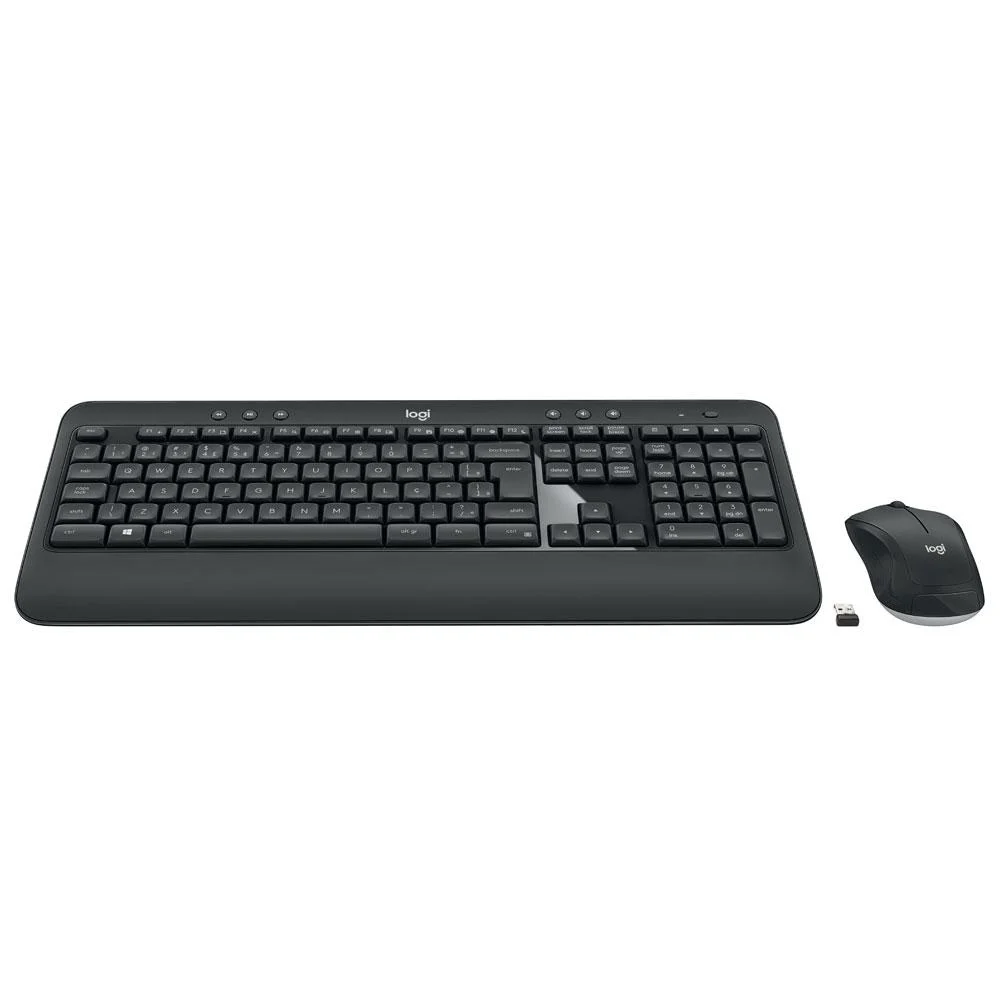 Imagem 3 de 5 do produto Kit Teclado E Mouse Logitech Wireless Multimídia Mk540 Advanced Preto