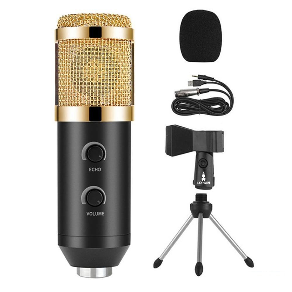 Microfone Condensador Lorben Bm100fx Cardioide Usb Estúdio Gravação