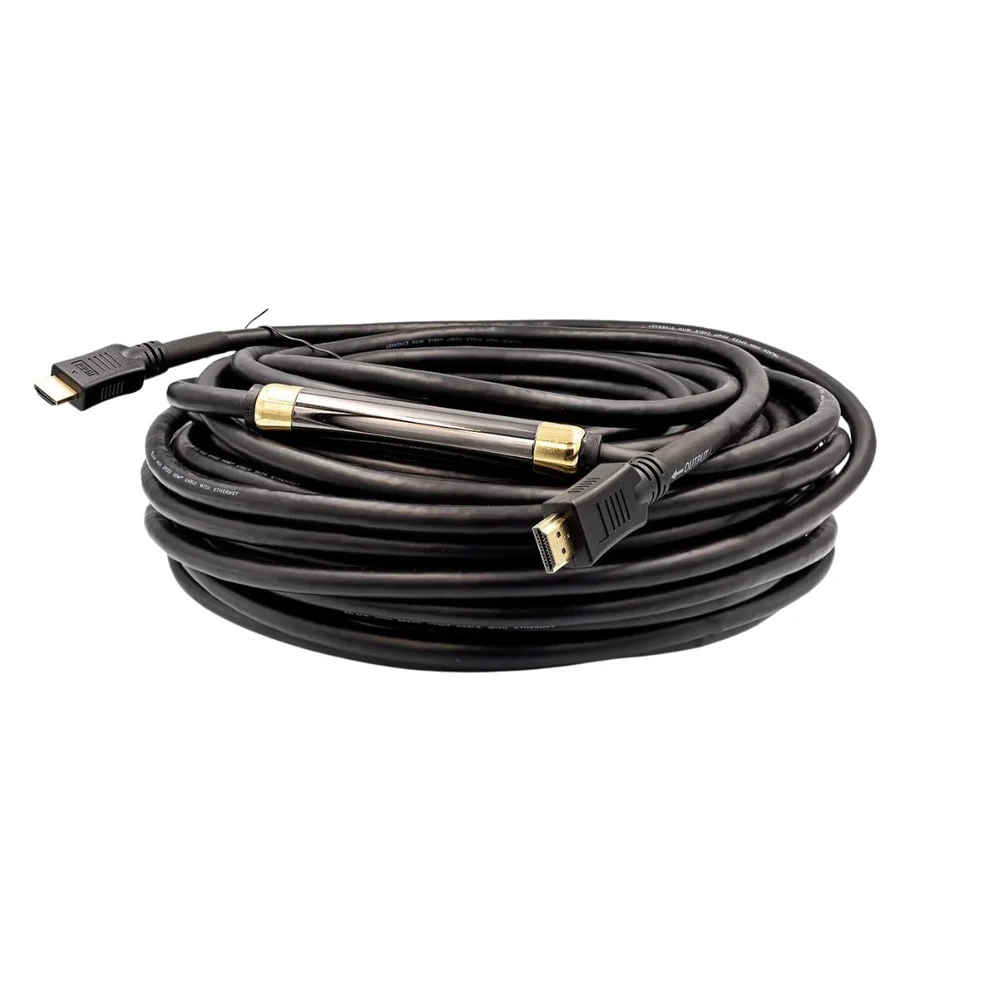 Imagem 3 de 5 do produto Cabo HDMI 4k 2.0 19p 20 Mts Com Ampl De Sinal