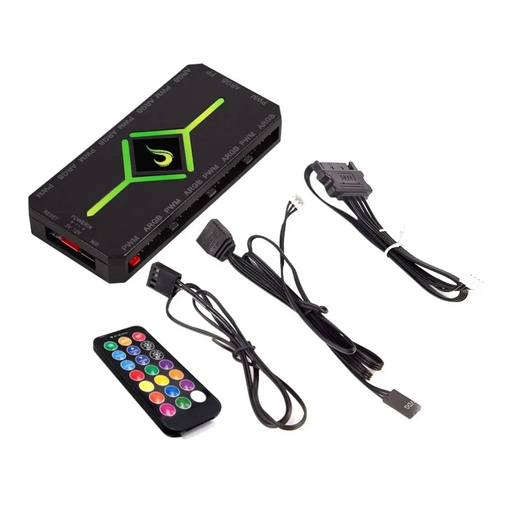 Imagem 4 de 5 do produto Controladora Fan Rise Mode PWM e ARGB 3P 5v - RM-COPW-ARGB