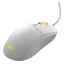 Mouse Gamer PCyes Basaran White Ghost RGB, 12400dpi, 6 Botões