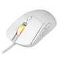 Mouse Gamer PCyes Basaran White Ghost RGB, 12400dpi, 6 Botões