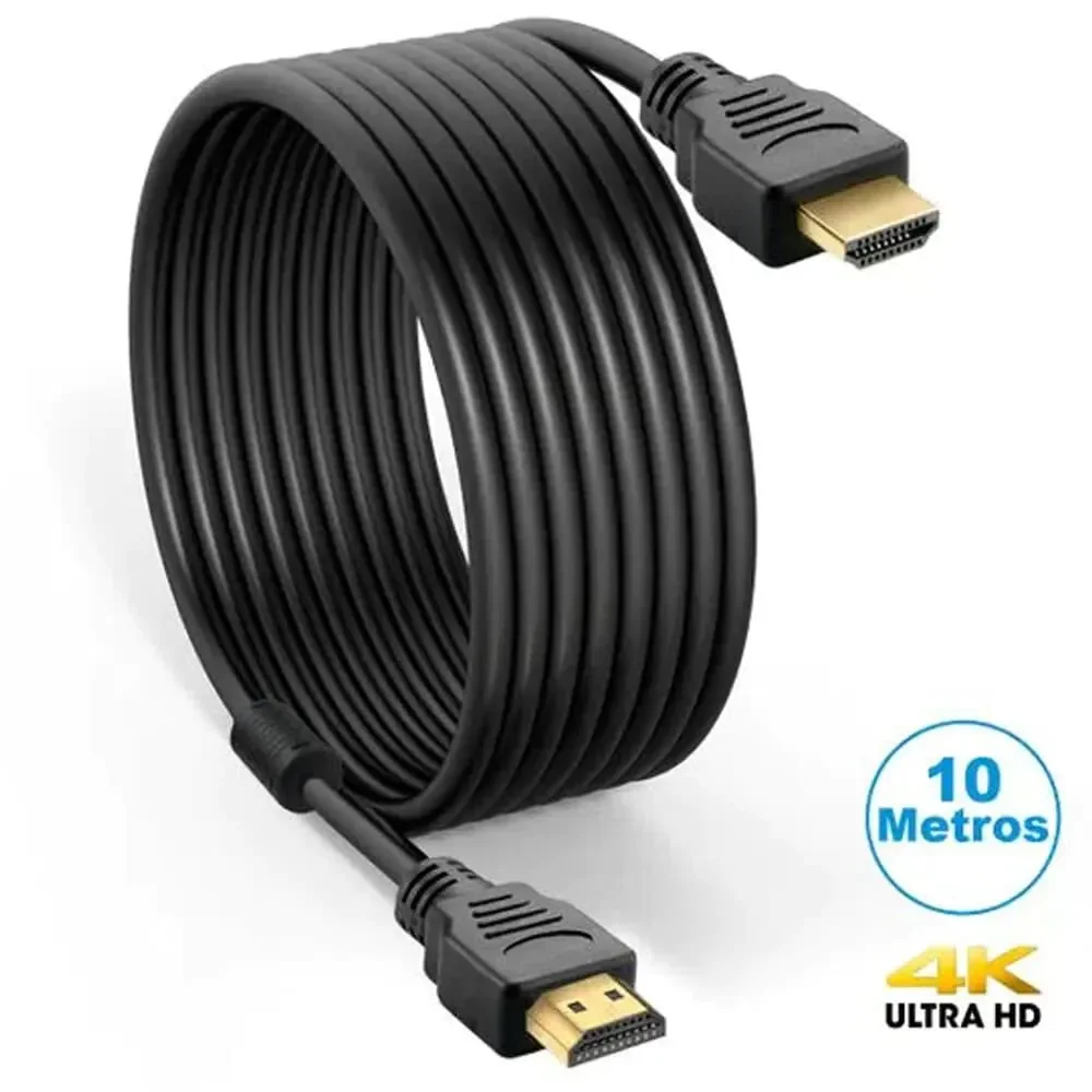 Imagem 5 de 5 do produto Cabo HDMI 10 Metros 1.4 Emborrachado 1080p Exbom