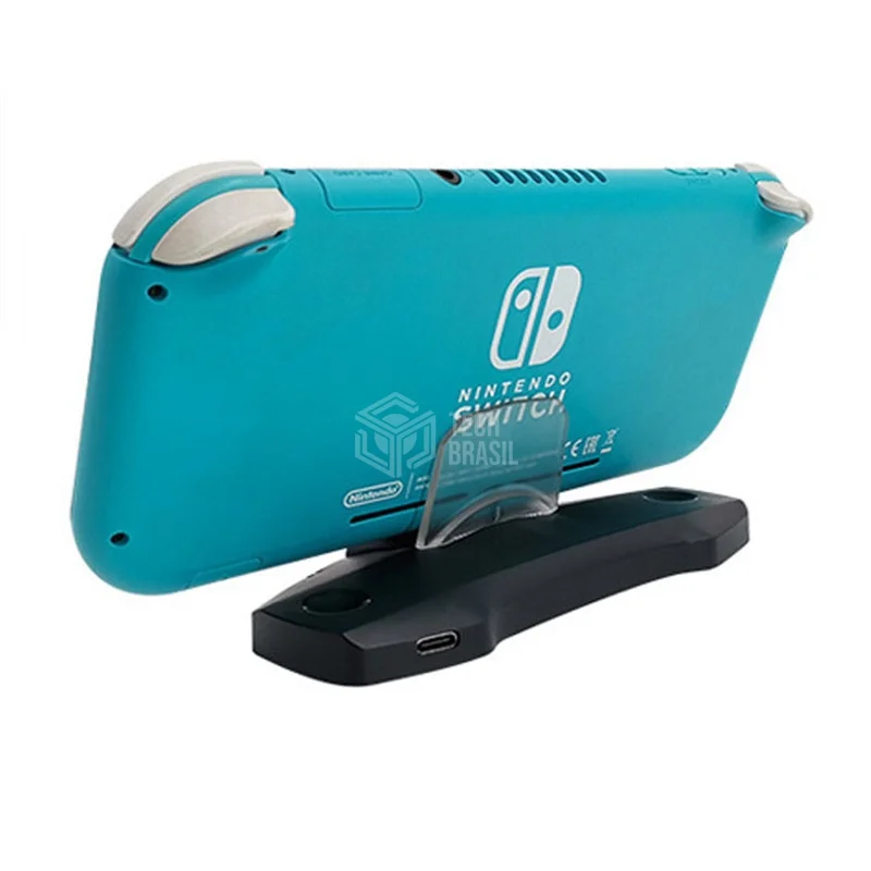 Imagem 3 de 5 do produto Base Suporte Dock Carregador Grip Para Nintendo Switch/lite/oLED Controle Pro Joy-con