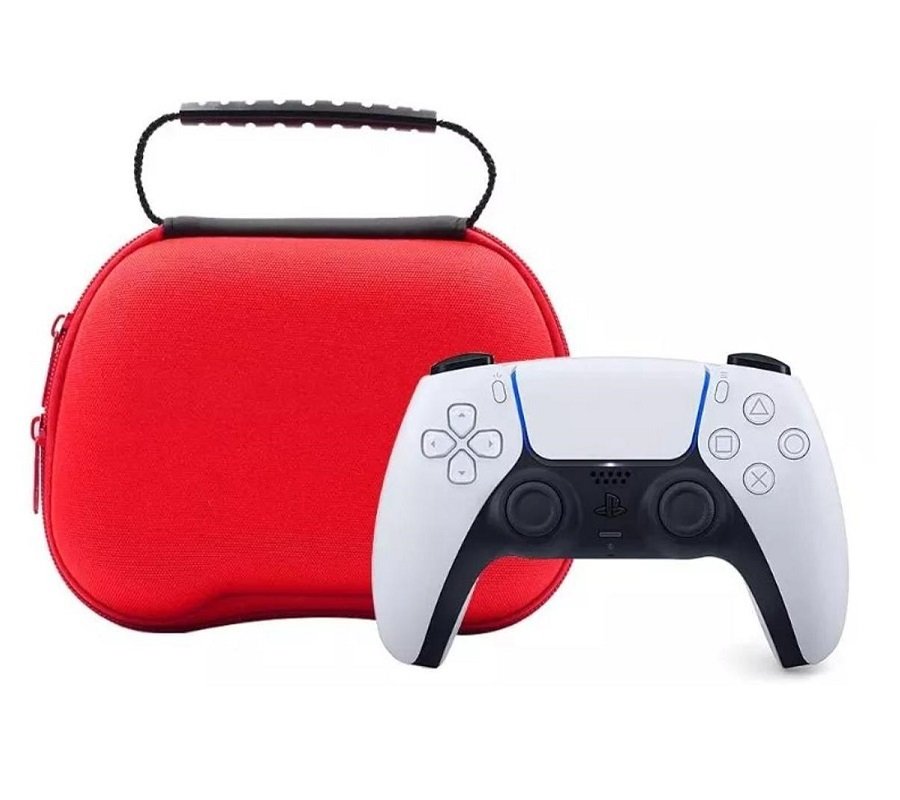 Case Estojo Para Controle Playstation 5 Ps4 Ps3 XBOX 360 One Series Nintendo Switch Vermelho