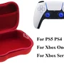 Case Estojo Para Controle Playstation 5 Ps4 Ps3 XBOX 360 One Series Nintendo Switch Vermelho