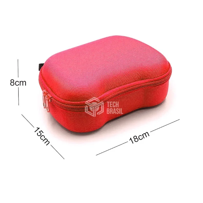 Case Estojo Para Controle Playstation 5 Ps4 Ps3 XBOX 360 One Series Nintendo Switch Vermelho