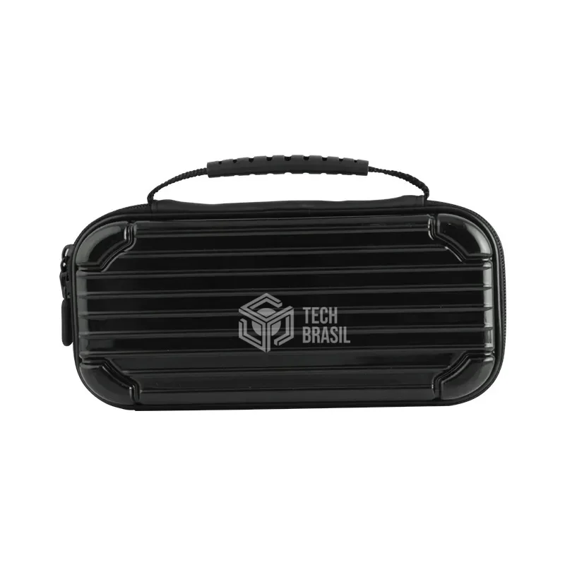 Imagem 3 de 5 do produto Case Rígida Em Tpu Bolsa Estojo De Viagem E Proteção Para Nintendo Switch Lite Bag Preta