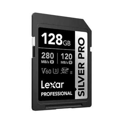 Carto de Memória Lexar SDXC 128GB Silver Pro UHSI