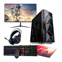"PC Gamer Completo Ryzen 5 5600GT, 16GB 3200MHz, Radeon Vega 7, SSD 480GB, 500W 80 Plus, Gabinete Com 3 Fans + Monitor 24"" 100Hz - Nli87588"