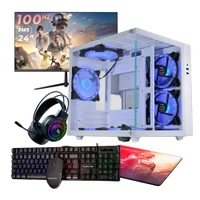 "PC Gamer Completo Ryzen 5 5600gt, 16gb 3200mhz (radeon Vega 7), SSD 480GB, 500w 80 Plus, Monitor 24"" 100hz - Nli87590 U Unica Unica"
