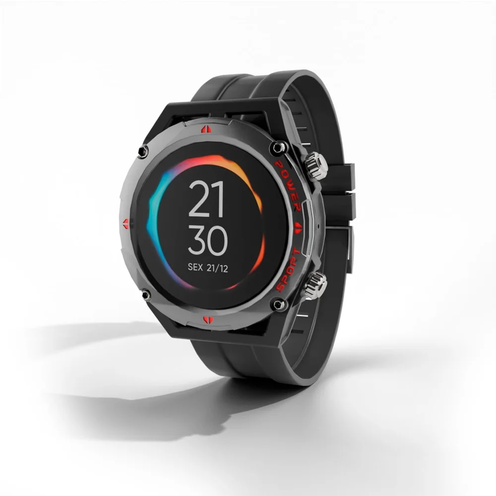 Imagem 4 de 5 do produto Smartwatch Goldentec Gt Track, Tela Full Touch 1,32" Ip67, Bluetooth, Preto