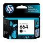 Kit Cartucho Hp 664 Preto  F6V29AB + Cartucho Hp 664 Colorido F6V28AB - ORIGINAL