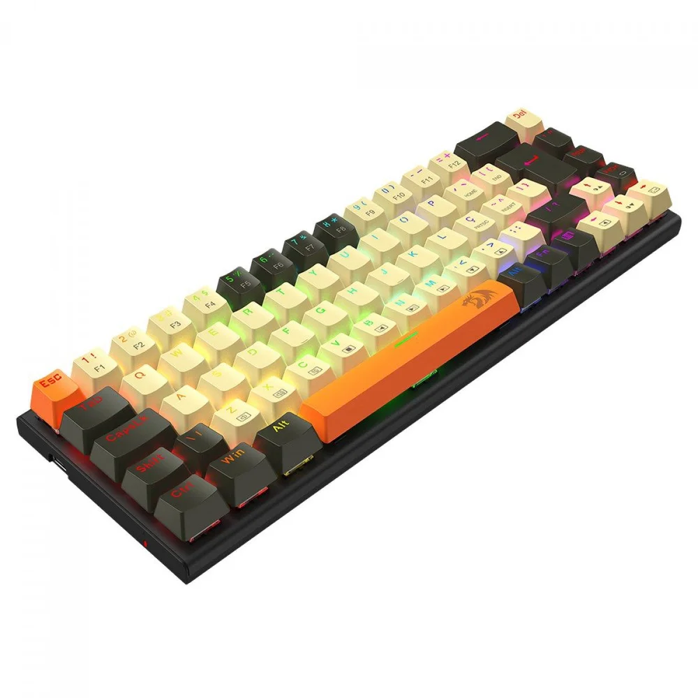 Imagem 3 de 5 do produto Teclado Mecânico Gamer Redragon Ryze RGB Switch Brown Abnt2 K633cgo-RGB (pt-brown)