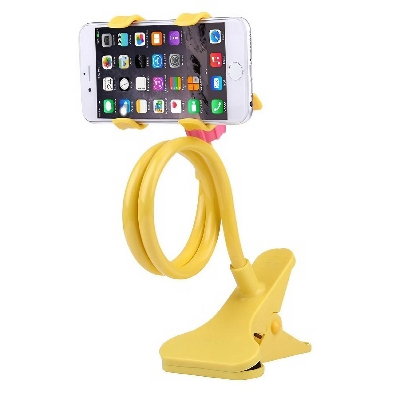 Suporte Celular Articulado Mesa Haste Flexível Universal Cor:amarelo;tamanho:único;gênero:unissex