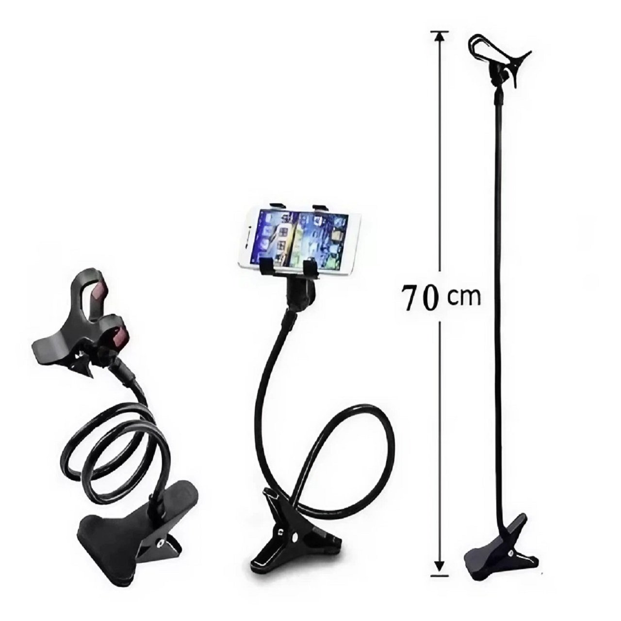 Suporte Celular Articulado Mesa Haste Flexível Universal Cor:preto;tamanho:único;gênero:unissex