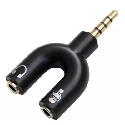 Adaptador P2xp3 Splitter Headset Fone E Microfone