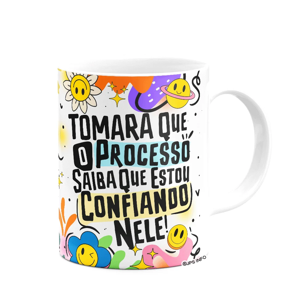 Imagem 3 de 3 do produto Caneca Divertida Vibes - Estou Confiando No Processo