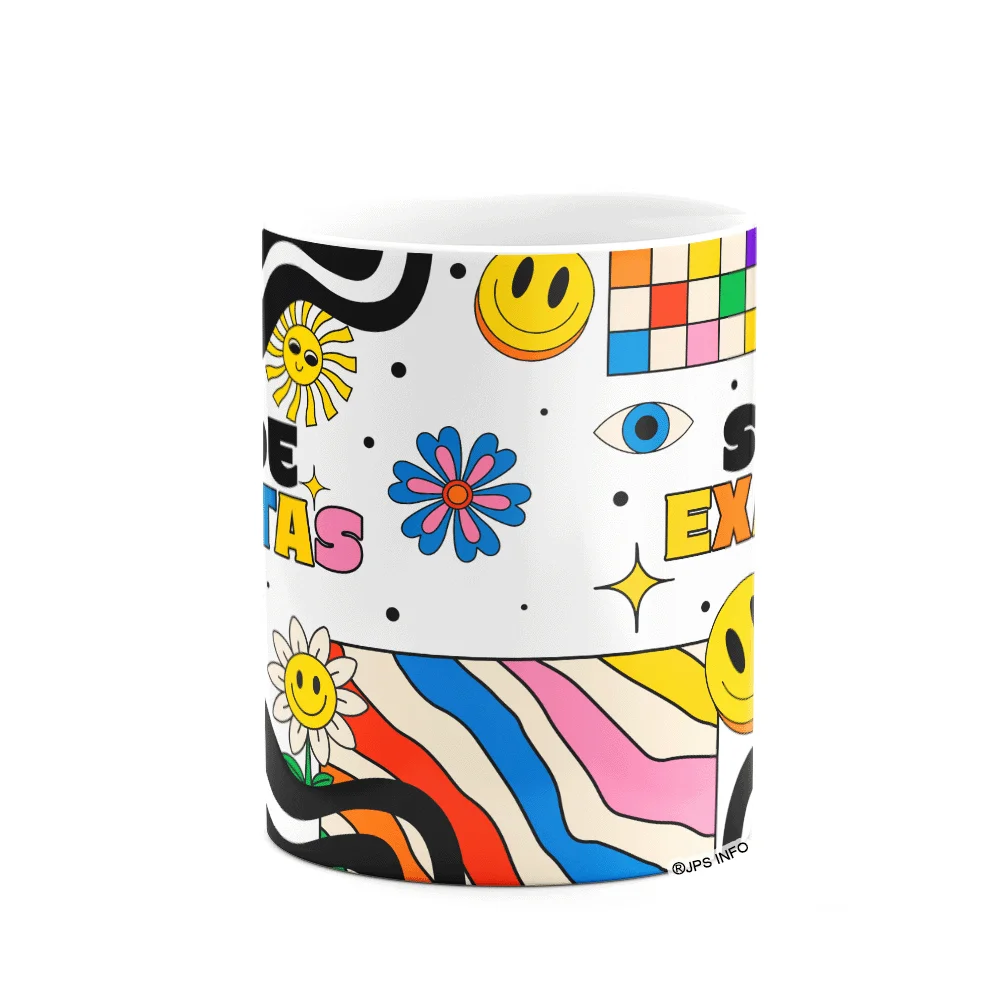Imagem 2 de 3 do produto Caneca Divertida Vibes - Sou De Exaustas
