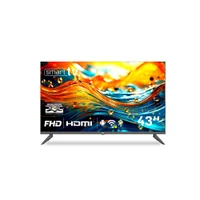 Smart Tv 43 Polegadas Hq Full HD, 3 HDMI, 2 USB, Bluetooth, Wifi, Tela Sem Bordas, Android 12, Design Slim - Hqs43nkhm