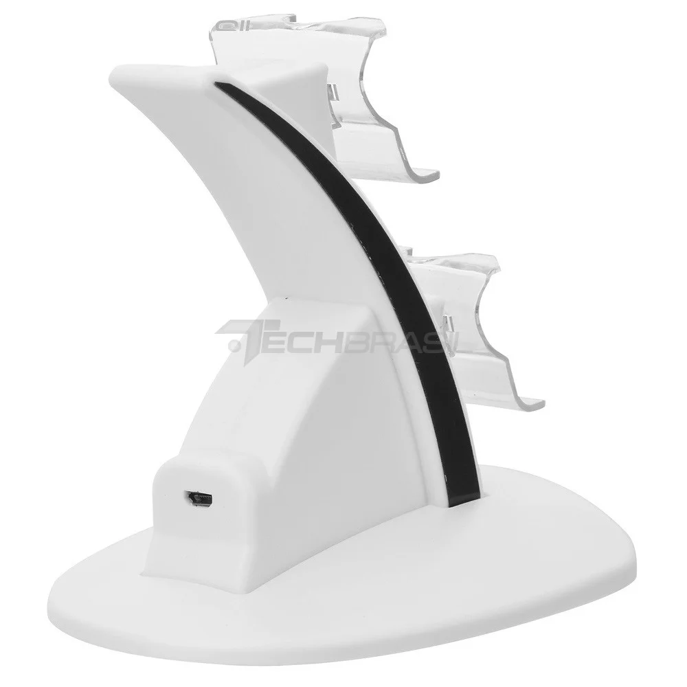 Carregador Duplo Para 2 Controle Para XBOX One Base Suporte Branco