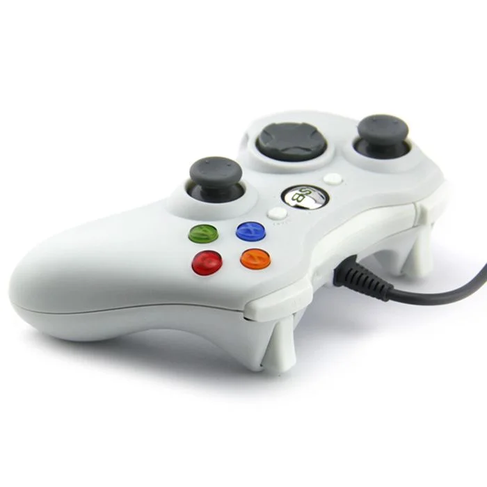 Controle Usb Com Fio XBOX 360 Para Computador PC Notebook Branco