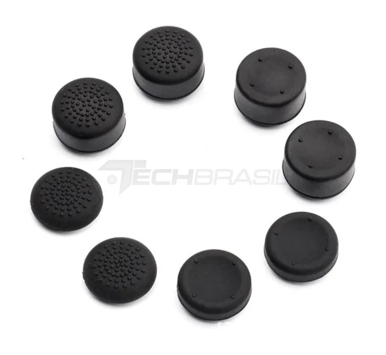 Imagem 4 de 5 do produto Kit 8 Protetor Extensor Controle Analógico Grip Para Ps5 Ps4 Ps3 XBOX Series XBOX One XBOX 360