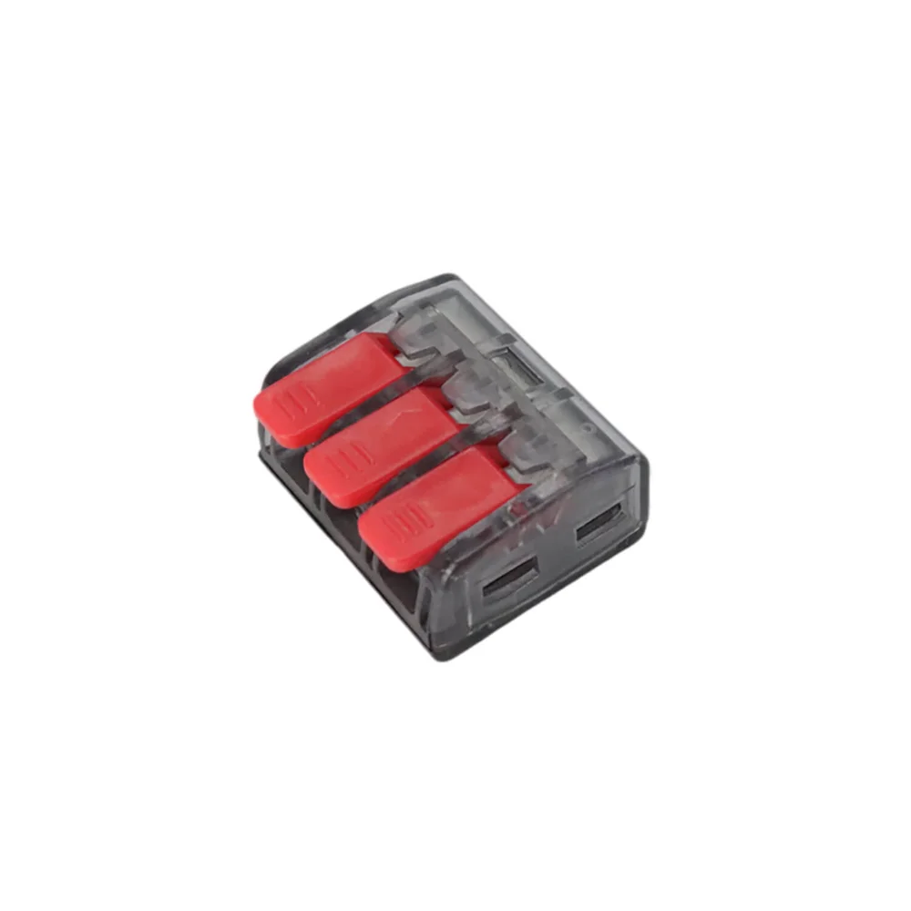 Imagem 3 de 3 do produto 100x Conector Linear 221-633 3 Vias 32a/450v Emenda Rápida