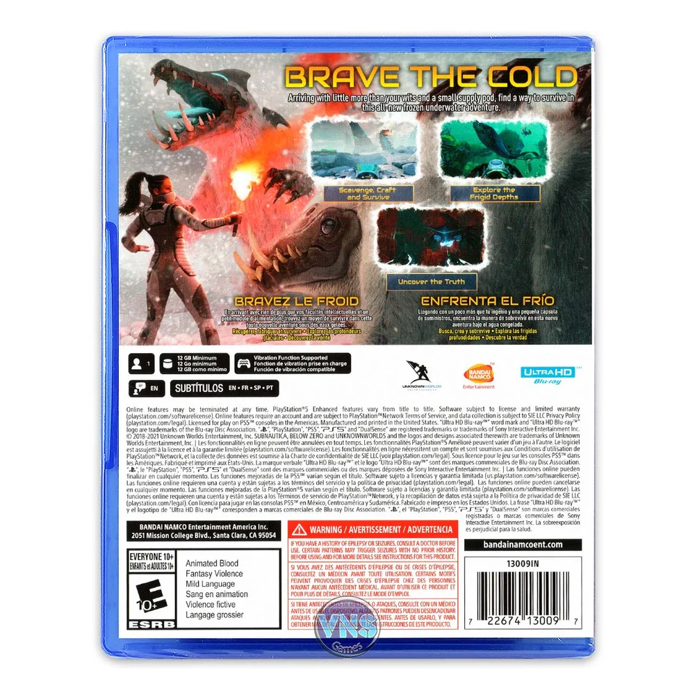 Imagem 2 de 5 do produto Subnautica Below Zero - Ps5 - Mídia Física