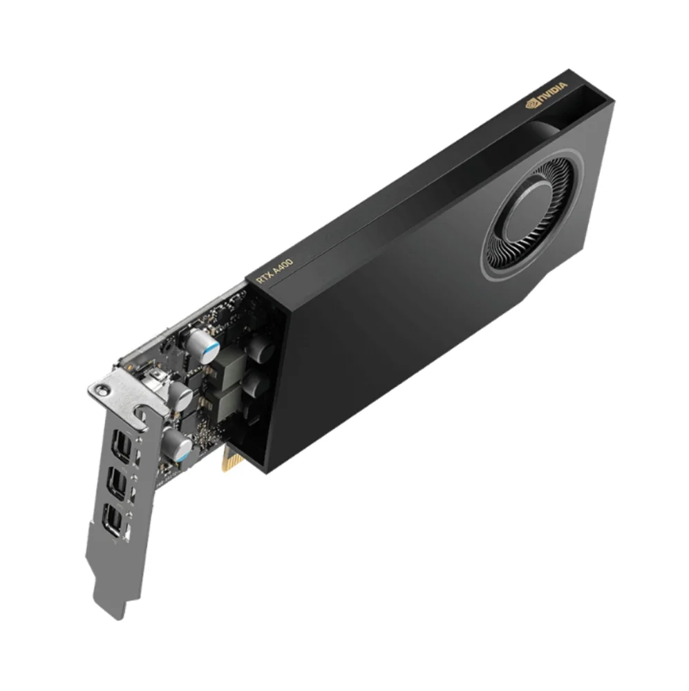 Placa De Vídeo Quadro Pny Nvidia RTX A400 4gb Gddr6 64 Bits 5