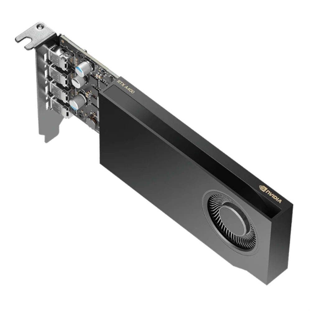 Placa De Vídeo Quadro Pny Nvidia RTX A400 4gb Gddr6 64 Bits 6